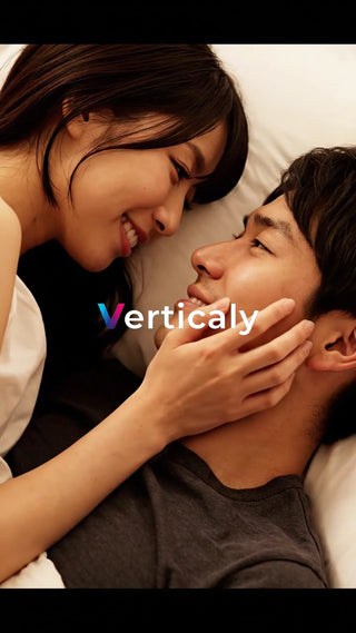 寄り添う二人の笑顔