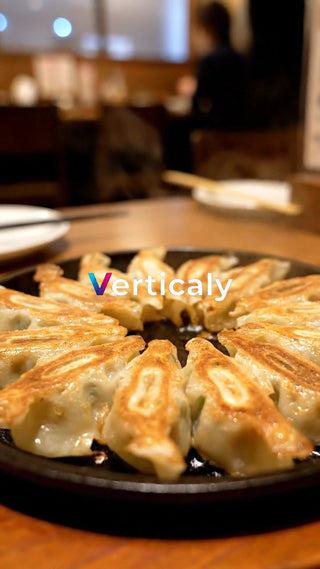 熱々！焼き餃子を堪能