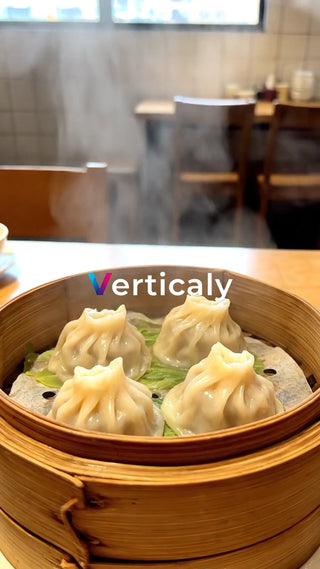 湯気の立つ小籠包