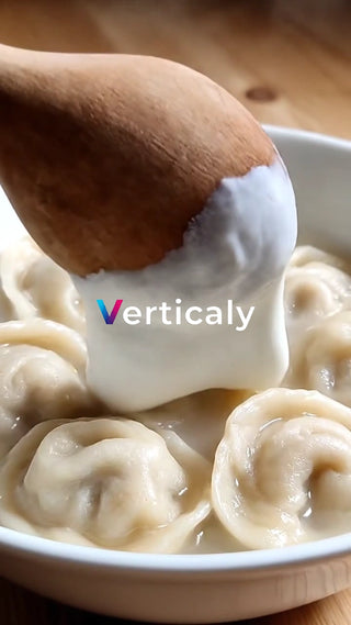 あつあつ水餃子、白湯スープ