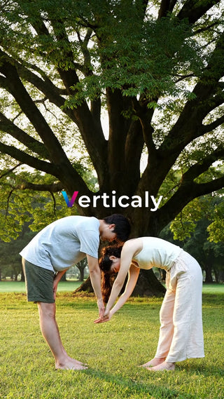 公園デート、寄り添う二人