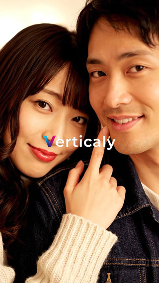 寄り添う二人、笑顔が眩しい