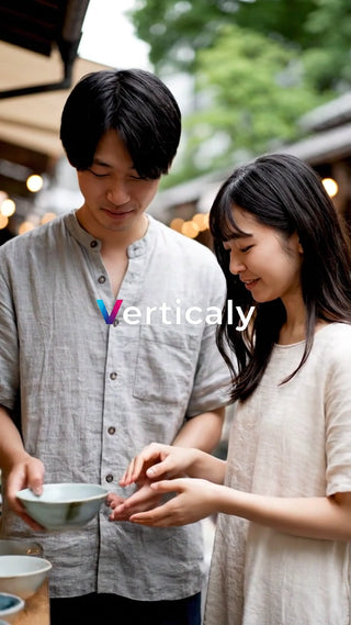 陶器を選ぶ、穏やかな時間