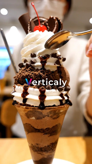 チョコレートパフェ、至福の瞬間