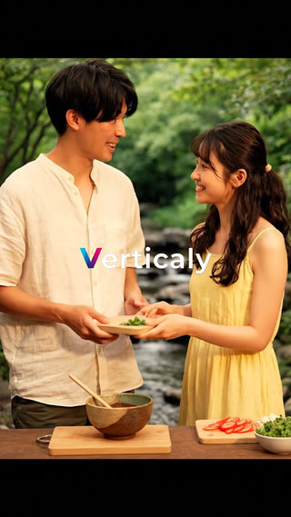 ピクニック、料理を楽しむ二人