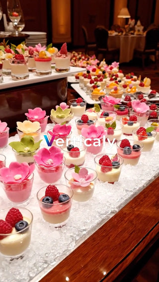 デザートビュッフェの華やかさ