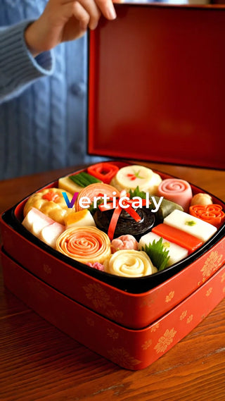 おせち料理、華やかな食卓