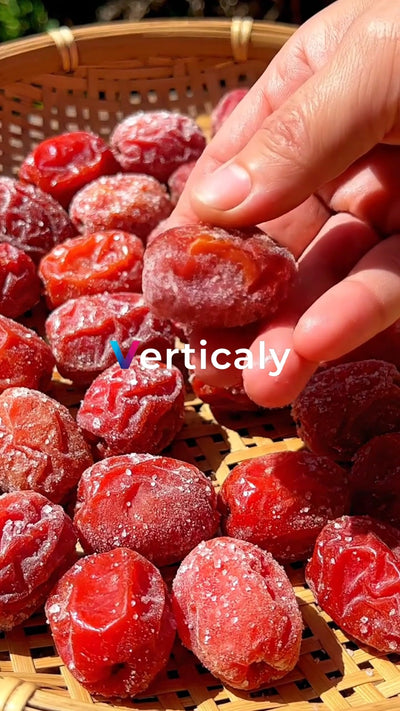 Plum fruit that looks like sugar candy