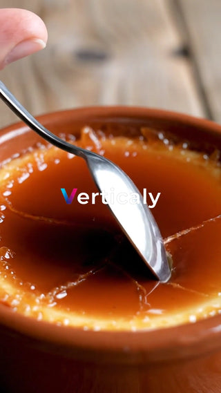 とろけるブリュレ、スプーンで