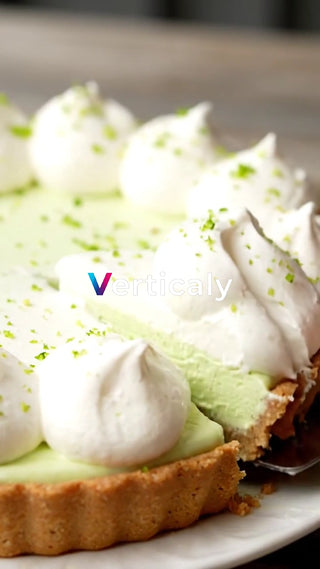 爽やかなライムタルト