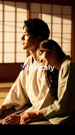 和室でくつろぐ二人