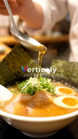 ラーメンをすする、至福の時