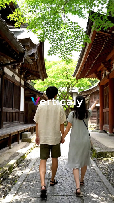 古都の街並みを散歩