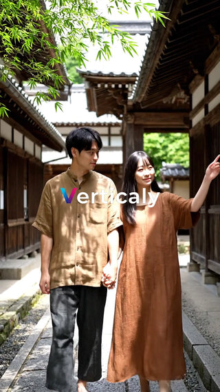 古都散策、二人で歩く