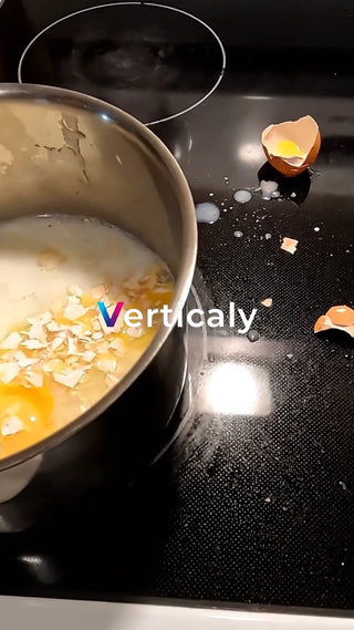 卵を割る、調理の失敗