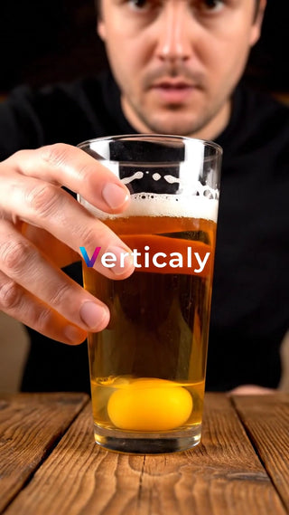 卵をビールに、奇妙な実験