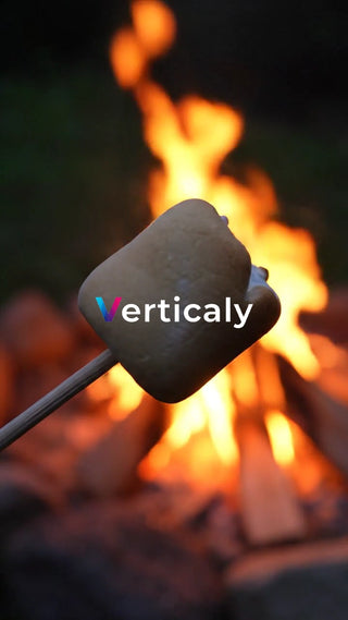 焚き火と焼きマシュマロ