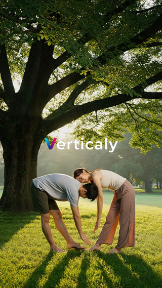 新緑の下、寄り添う二人