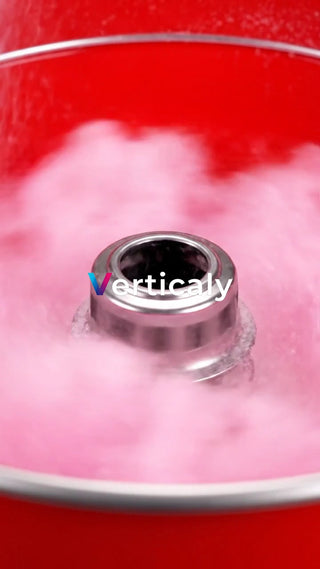 ピンク色の綿菓子、ふわふわ