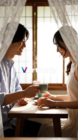 カフェデート、穏やかな時間