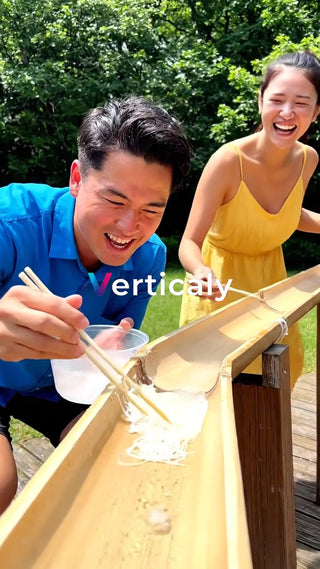 流しそうめん、夏の思い出