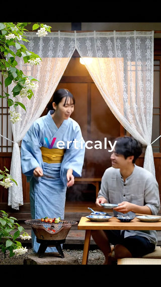 縁側BBQ、夏の思い出