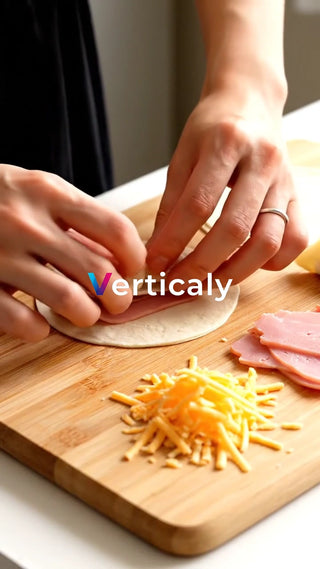 ハムとチーズのミニピザ