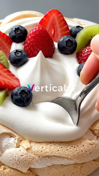 フルーツたっぷりのパブロバ