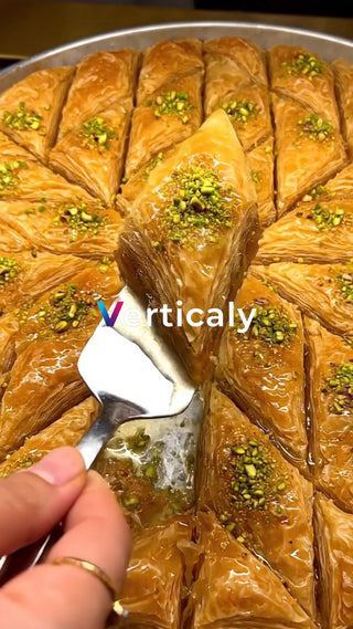 熱々のバクラヴァ、至福の瞬間