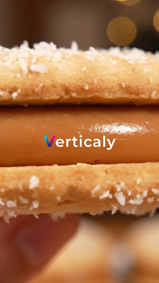 クッキーサンド、とろけるキャラメル