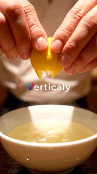 レモンを絞る、爽やかな瞬間