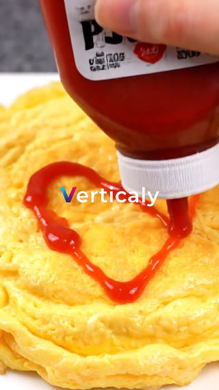 オムライスに描く、愛の形