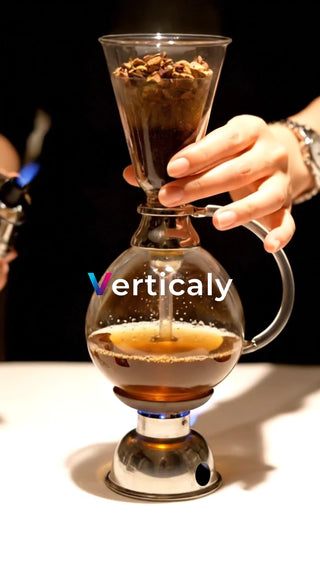 サイフォンで淹れるコーヒー