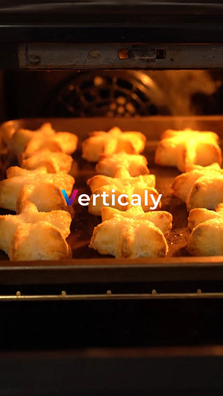 焼き立て星型パイ、オーブン