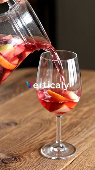 赤ワインを注ぐ、夏の午後