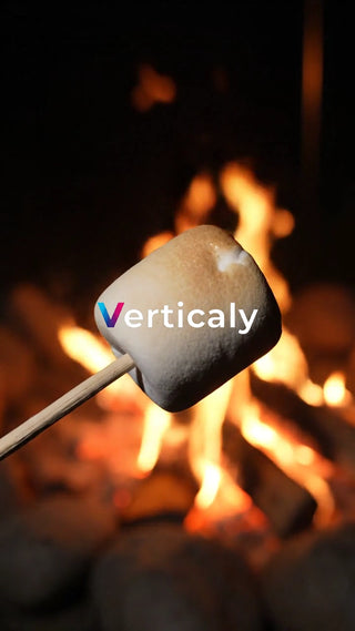 焼きマシュマロ、焚き火の夜