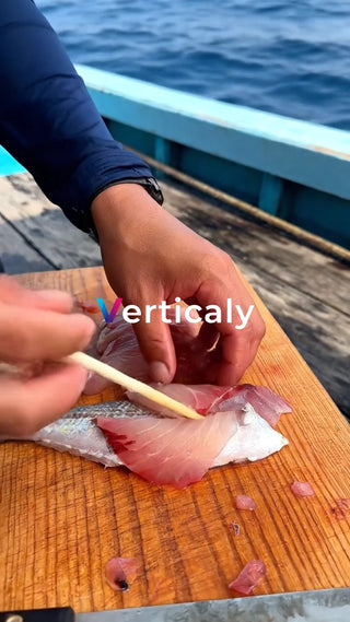 魚をさばく職人技