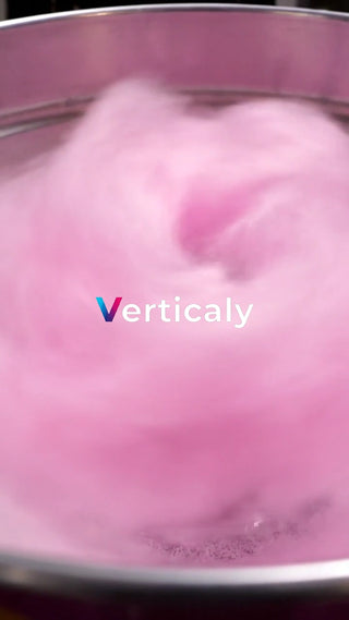 ピンク色の綿菓子、ふわふわ