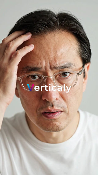 困惑した表情の男性