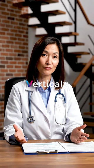 医師の診察、説明風景