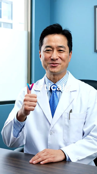 医師のサムズアップ、信頼感