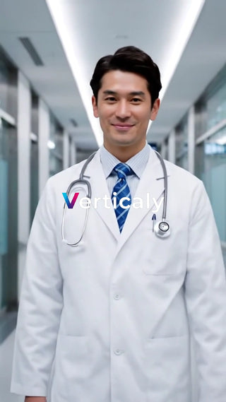 医師の笑顔と医療の未来