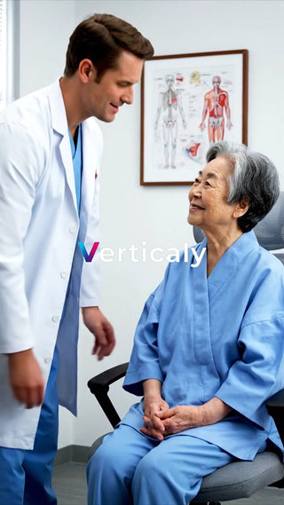 医師と患者、穏やかな時間