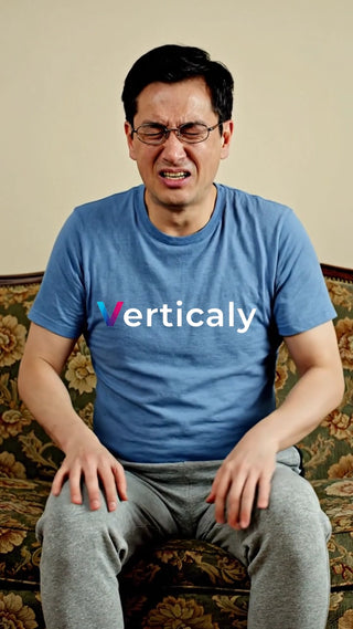 困惑した表情の男性