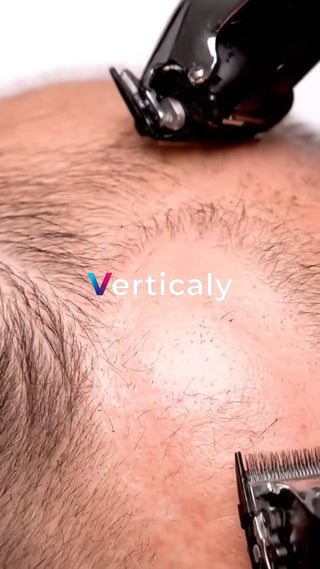 ヘアカット、散髪の様子