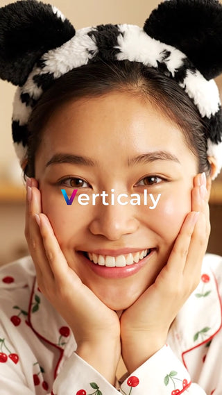 笑顔が眩しい、朝の身だしなみ