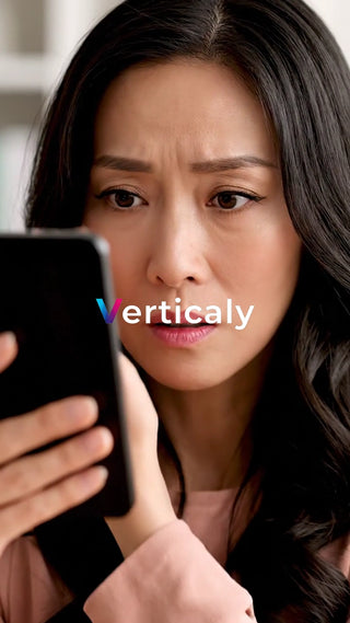 スマホを覗き込む女性