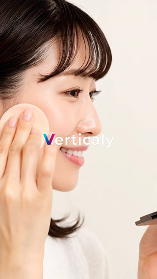 メイクアップ、美しい横顔