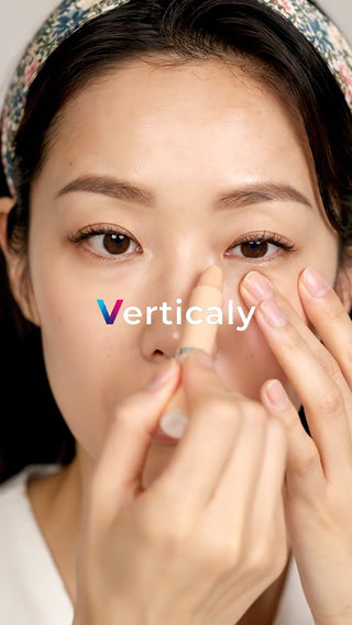 メイクアップ、まぶたにコンシーラー