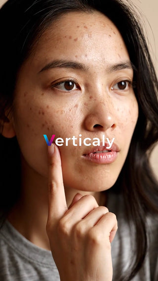 肌を見つめる女性、美しさのヒント